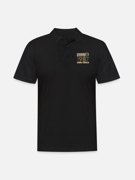 Millésime 1987 - Polo Homme - noir