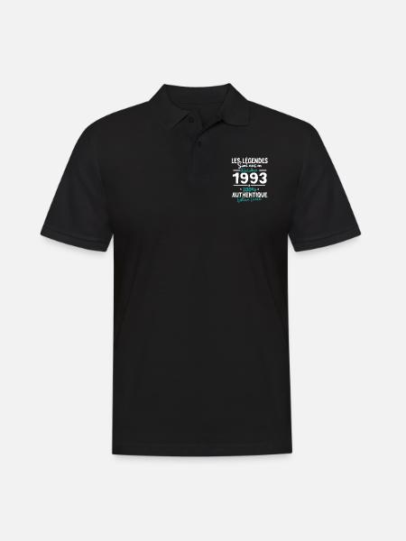 Legends October 1993 - 30 years - Men's Polo Shirt - black