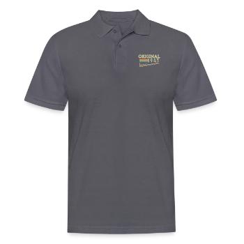 Vintage Geschenk 1945 - Männer Poloshirt - Anthrazit - Vorne - Nico (186cm)