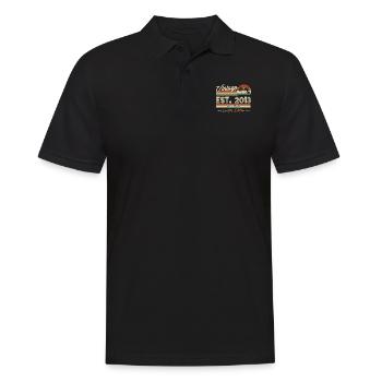 Vintage Birthday 10 years - Since 2013 - Men's Polo Shirt - black - Front - Kai (181cm)