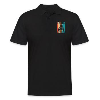 10 ans : niveau terminé - Polo Homme - noir - Devant - Kai (181cm)