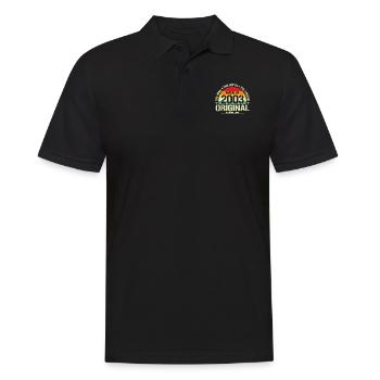 Legende 20/21 Jahre Mann 2003 Jahrestag Geschenk - Männer Poloshirt - Schwarz - Vorne - Kai (181cm)