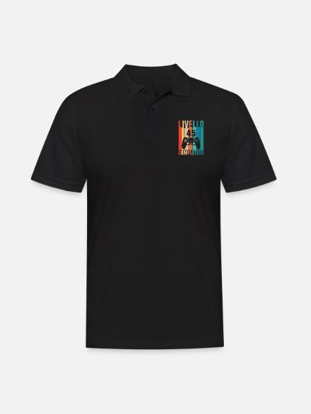 Level 45 - Men's Polo Shirt - black