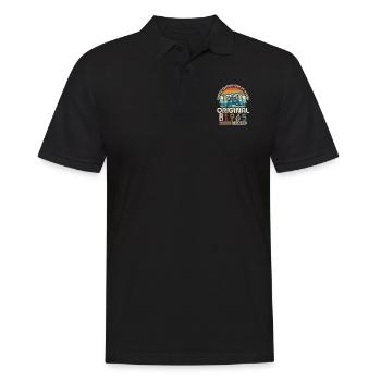 Vintage 1965 - Retro Birthday Gift - Männer Poloshirt - Schwarz - Vorne - Kai (181cm)