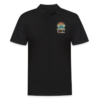 Originaux 1957 Vintage Vintage anniversaire rétro - Polo Homme - noir - Devant - Kai (181cm)