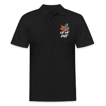 Mangez ma poussière Motocross - Polo Homme - noir - Devant - Kai (181cm)