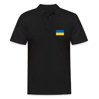 Ukraine drapeau ukrainien drapeau - Polo Homme - noir - Devant - Kai (181cm)