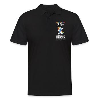 Geburtstag Geburtstagfeier dreizig Jahre alt Gesch - Männer Poloshirt - Schwarz - Vorne - Kai (181cm)