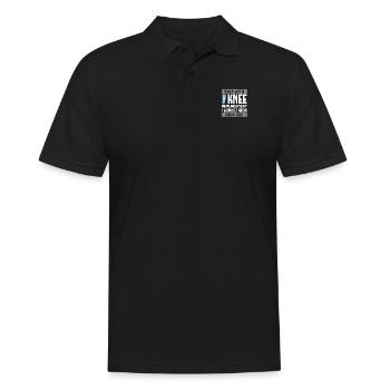 Remplacement du genou Even With Knee I would - Polo Homme - noir - Devant - Kai (181cm)
