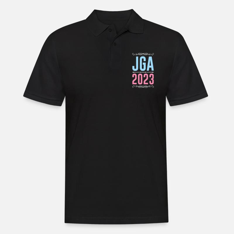 Jga 2023 Junggesellenabschied - Männer Poloshirt - Schwarz