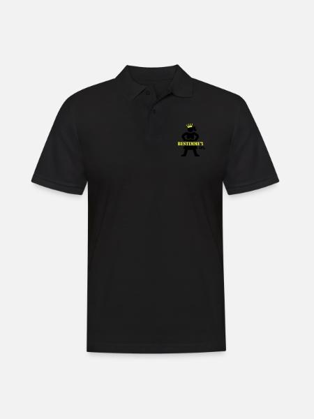 Bestimmerin_2C - Männer Poloshirt - Schwarz