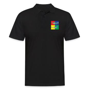 Pop Art Trumpet - Men's Polo Shirt - black - Front - Kai (181cm)