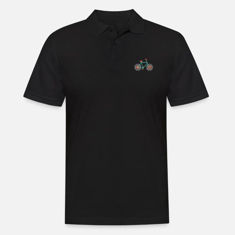 Riding Vinyl v2 - Männer Poloshirt - Schwarz