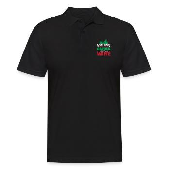 Jardin et vin fleurs jardinage plante de jardinage - Polo Homme - noir - Devant - Kai (181cm)