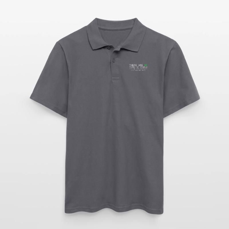 Binär Code - Computer Programmierer Informatik Männer Poloshirt