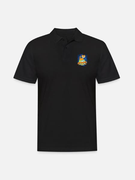 Kinder - Männer Poloshirt - Schwarz