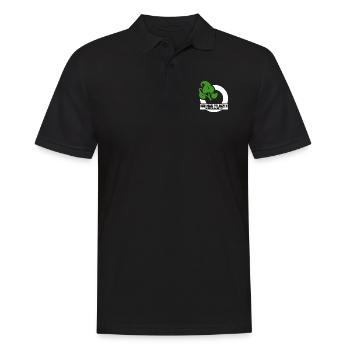 Ich mag pflanzen die halten ihre fresse - Männer Poloshirt - Schwarz - Vorne - Kai (181cm)
