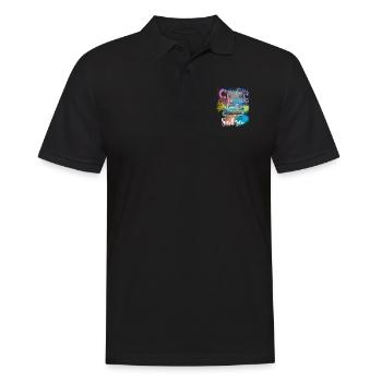 Salsa Cuba Havana T-shirt pour danseuses salsa timba - Polo Homme - noir - Devant - Kai (181cm)