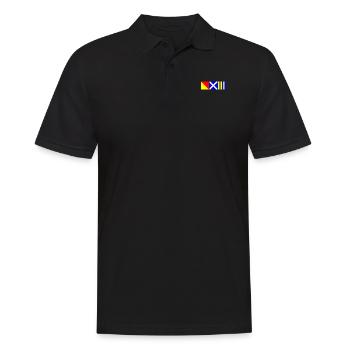 Drapeaux Nautiques | Oh mon Dieu! - Polo Homme - noir - Devant - Kai (181cm)