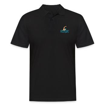 Kachelzähler Kraulen Schwimmer Geschenk - Männer Poloshirt - Schwarz - Vorne - Kai (181cm)