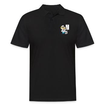 Ophthalmologist Optician Blind Fish Glasses Doctor Dog - Men's Polo Shirt - black - Front - Kai (181cm)