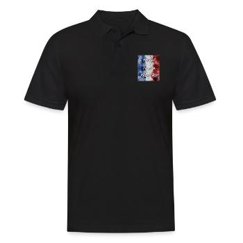 Travail Famine Pâtes Riz - Polo Homme - noir - Devant - Kai (181cm)
