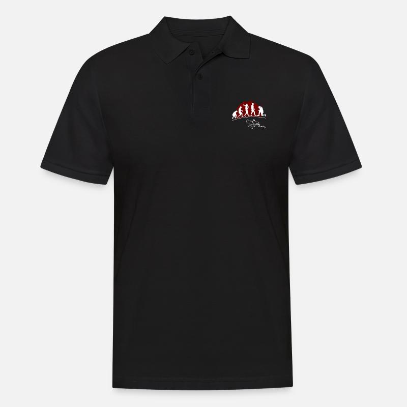 Evolution Archaeologist - Men's Polo Shirt - black