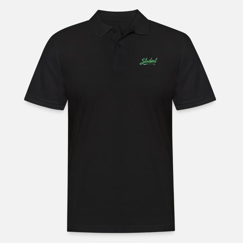 StudyIng Student Student University Studies - Men's Polo Shirt - black