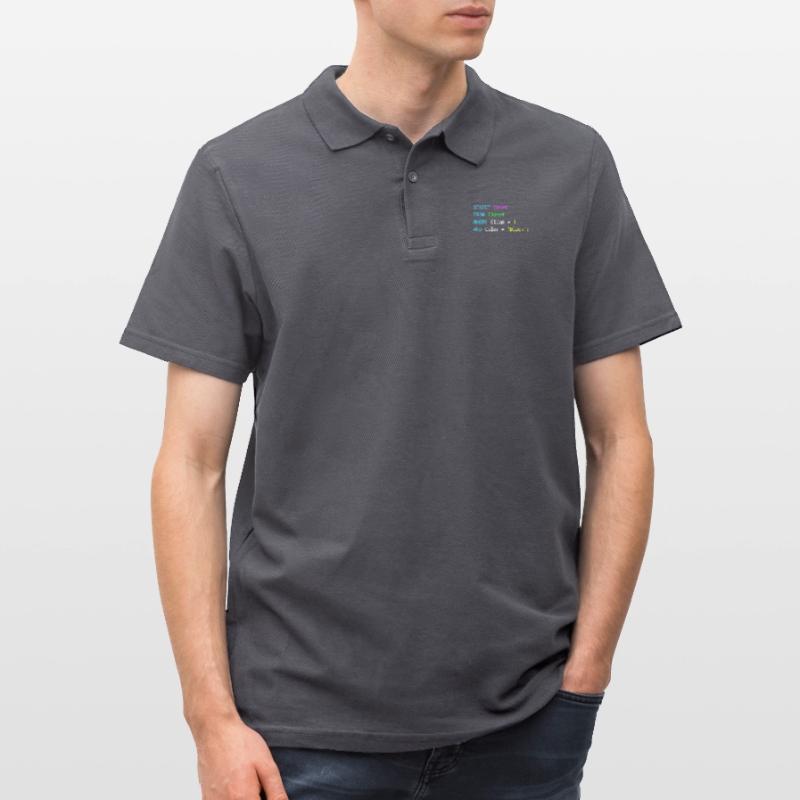 Funny SQL design for sql programmers, DBA, Men's Polo Shirt