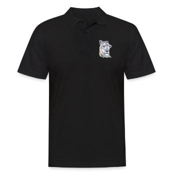 Split Leopard Snow - Polo Homme - noir - Devant - Kai (181cm)