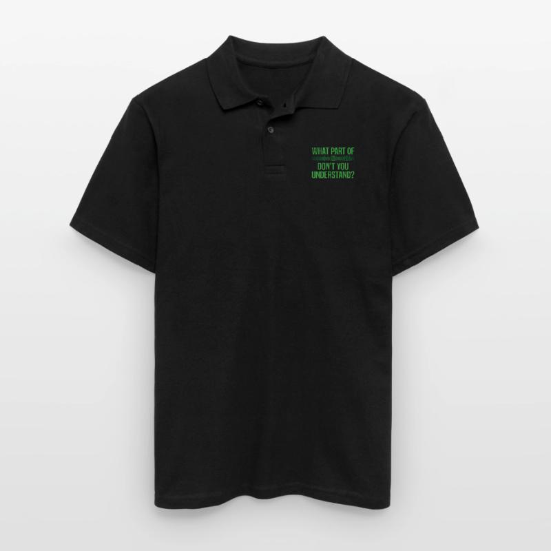 Binärcode Binar Dualcode Programmierer Geschenk Männer Poloshirt