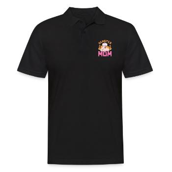 hamster - Men's Polo Shirt - black - Front - Kai (181cm)