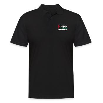 Palestine country - Men's Polo Shirt - black - Front - Kai (181cm)