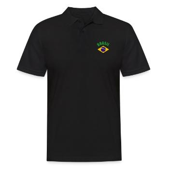 Brasil Ordem E Progresso - Polo Homme - noir - Devant - Kai (181cm)