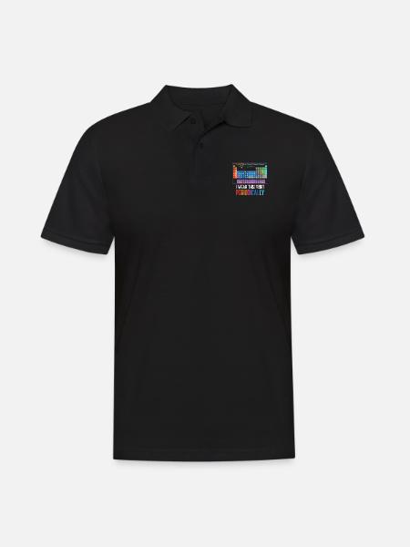 Chemistry scientist - Men's Polo Shirt - black