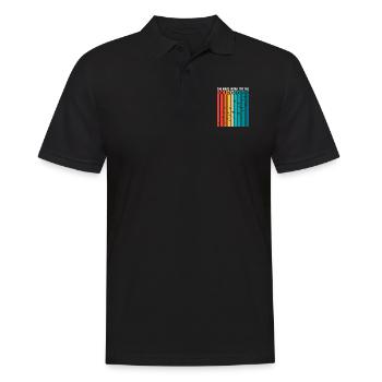 The Birds Work For The Bourgeoisie Conspiracy Fun - Men's Polo Shirt - black - Front - Kai (181cm)