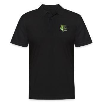 In A World Full Of Roses Be A Succulent Cactus - Männer Poloshirt - Schwarz - Vorne - Kai (181cm)