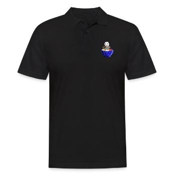 Opposum Ramen - Men's Polo Shirt - black - Front - Kai (181cm)