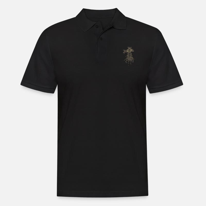 Programmeur de semi-conducteurs de chipset cœur Cyborg - Polo Homme - noir