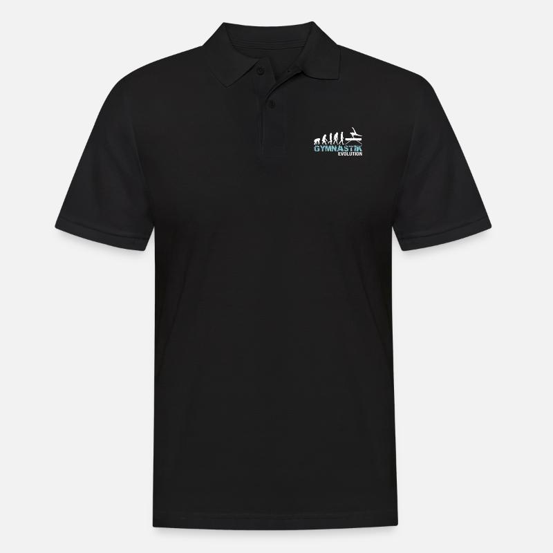 Parallel bars gymnastics evolution - Men's Polo Shirt - black