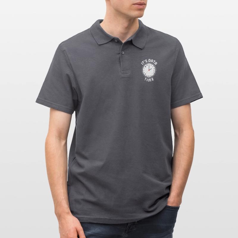 Data Engineering Data Analytics It's Data Time Men's Polo Shirt