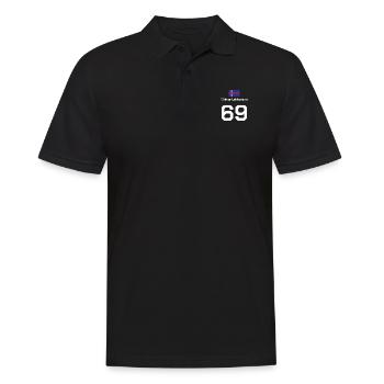 Island Beuveux maillot de football beuverie T-shirt - Polo Homme - noir - Devant - Kai (181cm)