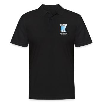 Brave Mädchen, Kletterer Coole Mädchen klettern Mä - Männer Poloshirt - Schwarz - Vorne - Kai (181cm)