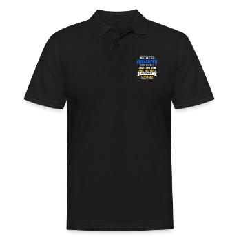 Lustiger Spruch Weltbester Einkäufer Disponent - Männer Poloshirt - Schwarz - Vorne - Kai (181cm)
