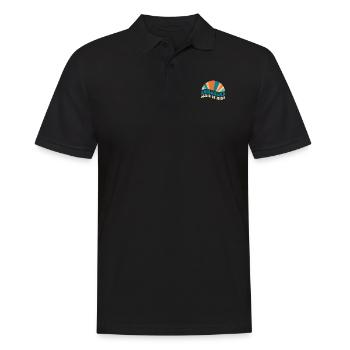 80's 90's Sunshine State of Mind Retro - Men's Polo Shirt - black - Front - Kai (181cm)