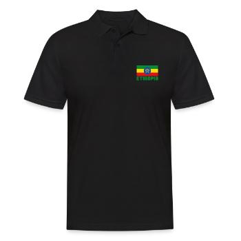 Ethiopie - Polo Homme - noir - Devant - Kai (181cm)