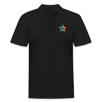 Steinbock Sternzeichen Horoskop Retro Geschenk - Männer Poloshirt - Schwarz - Vorne - Kai (181cm)