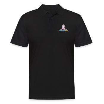 Ich bin im Inneren tot Einhorn - Männer Poloshirt - Schwarz - Vorne - Kai (181cm)