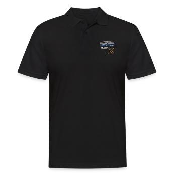 writer producer actor director filmmaker - Männer Poloshirt - Schwarz - Vorne - Kai (181cm)