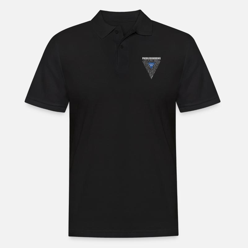 What's sup. It's Sup Thing - Männer Poloshirt - Schwarz